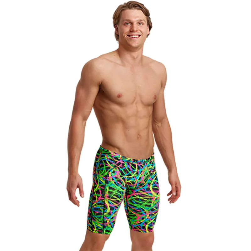 Funky Trunks Men's Training Swim Jammers Burnouts-3